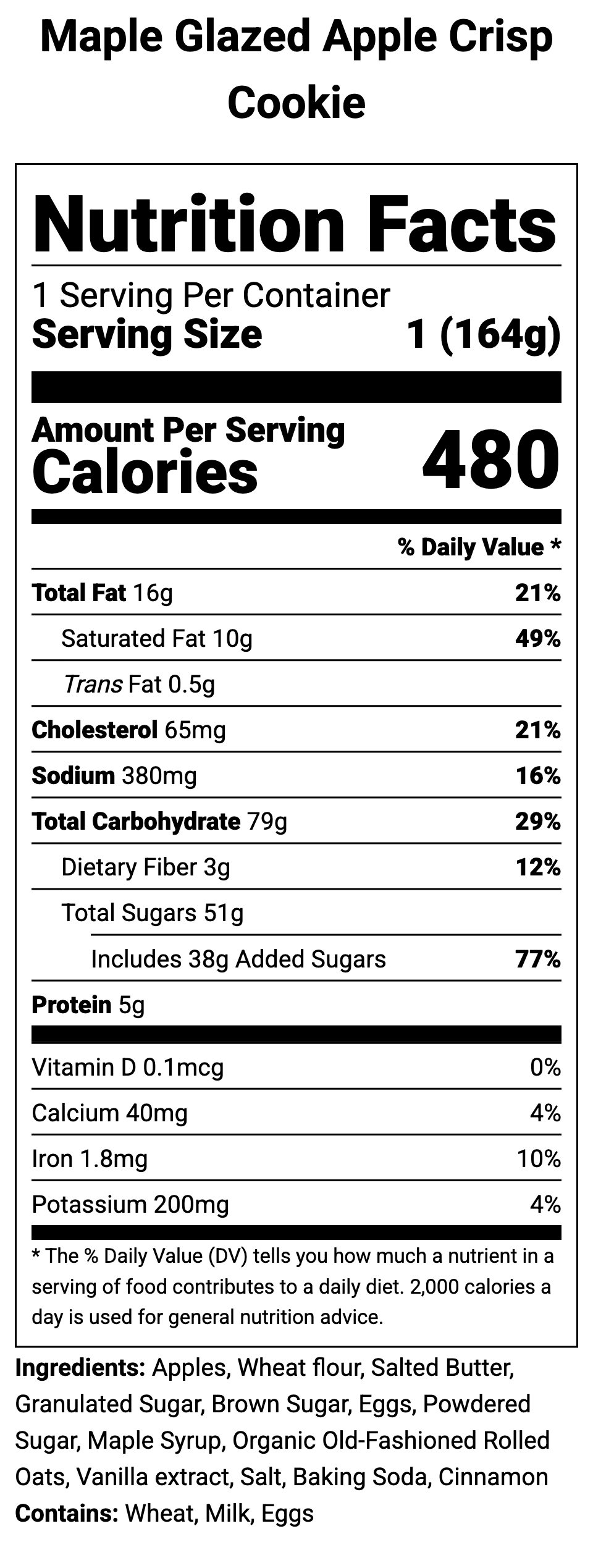 Maple Glazed Apple Crisp